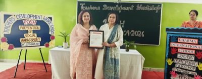 Event - TEACHERS' DEVELOPMENT WORKSHOP ON POSH -