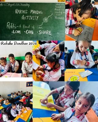 Rakhi Making Activity -
